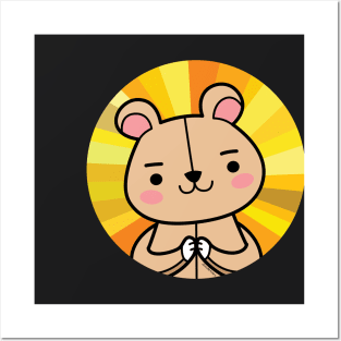 Sunshine teddy Posters and Art